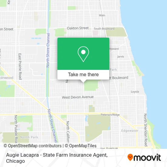 Augie Lacapra - State Farm Insurance Agent map