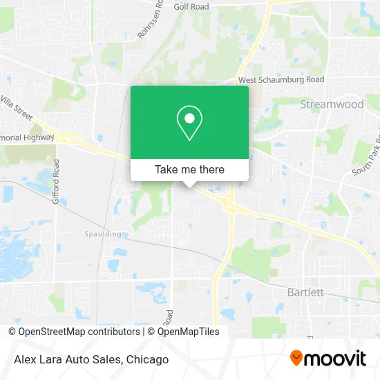 Alex Lara Auto Sales map