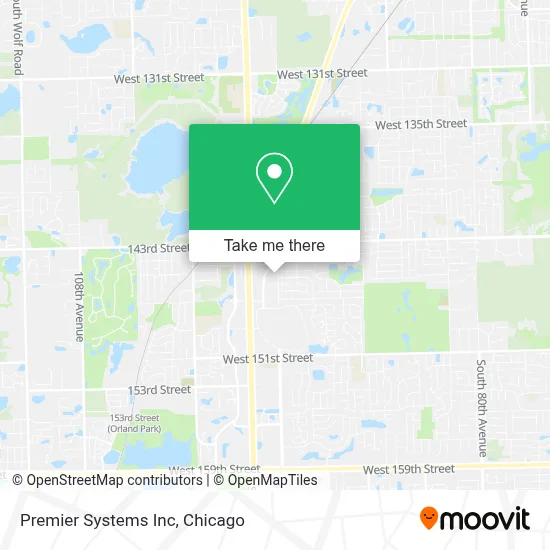 Premier Systems Inc map