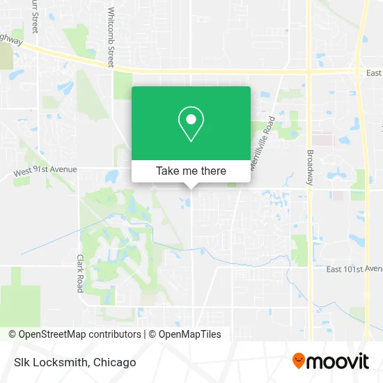 Slk Locksmith map