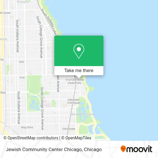 Jewish Community Center Chicago map