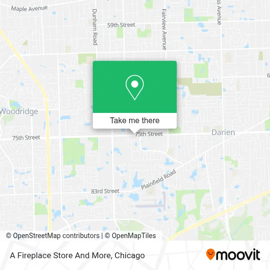 A Fireplace Store And More map