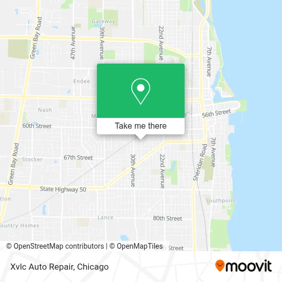 Xvlc Auto Repair map