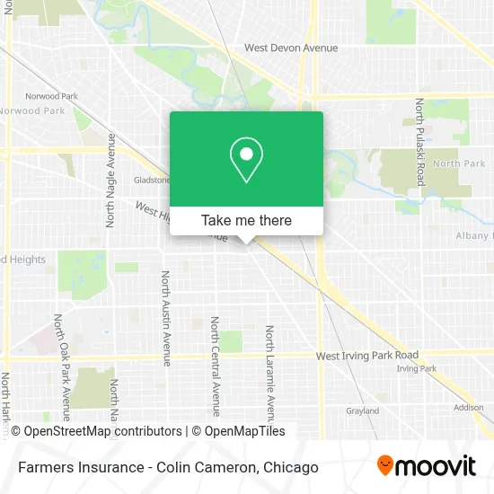 Farmers Insurance - Colin Cameron map