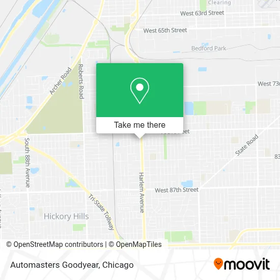 Automasters Goodyear map