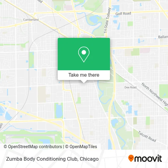 Zumba Body Conditioning Club map