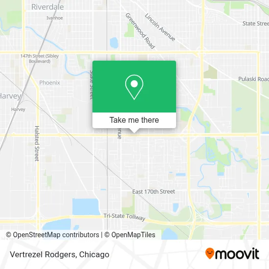 Vertrezel Rodgers map