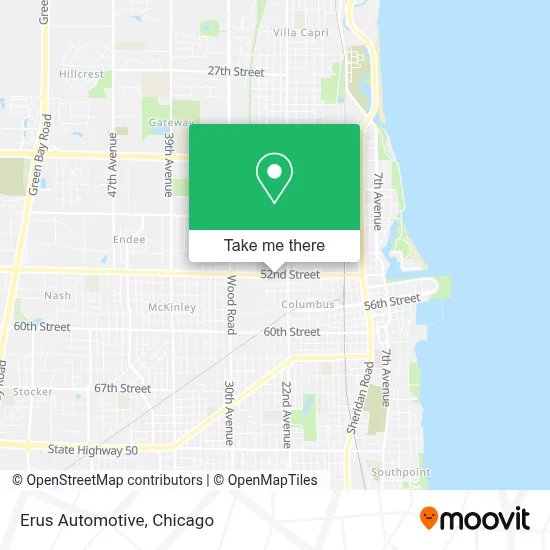 Erus Automotive map