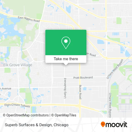 Superb Surfaces & Design map