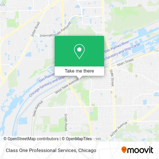 Class One Professional Services map