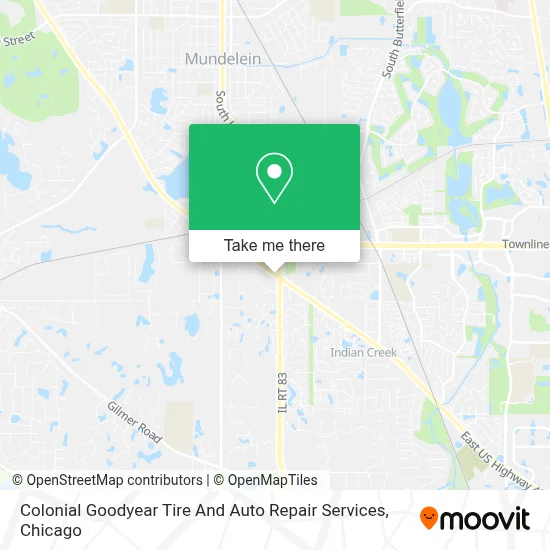 Colonial Goodyear Tire And Auto Repair Services map