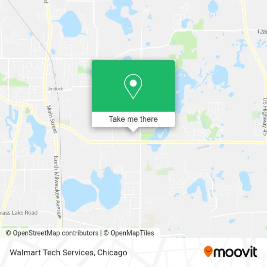 Walmart Tech Services map
