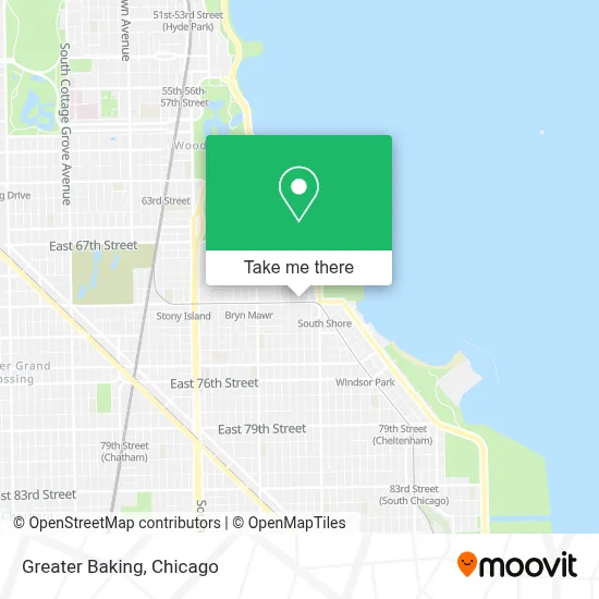 Greater Baking map