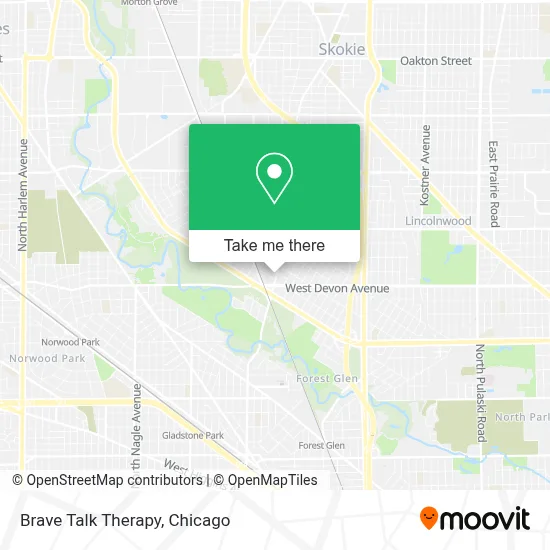 Brave Talk Therapy map