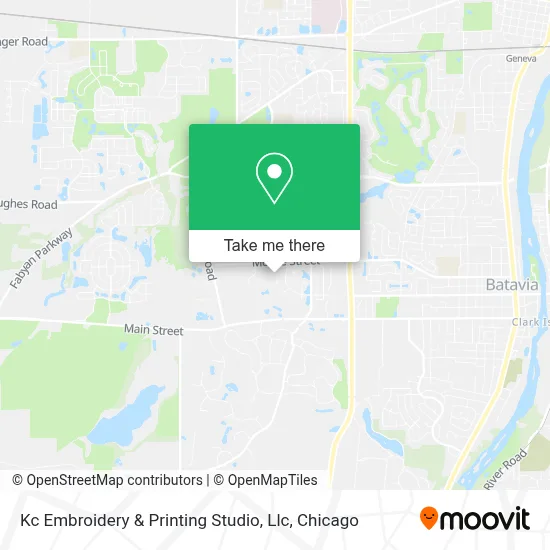 Kc Embroidery & Printing Studio, Llc map