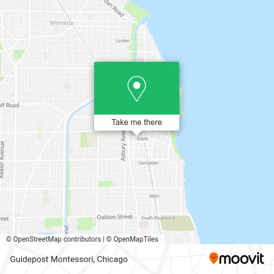 Guidepost Montessori map