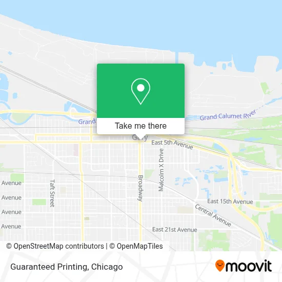 Guaranteed Printing map