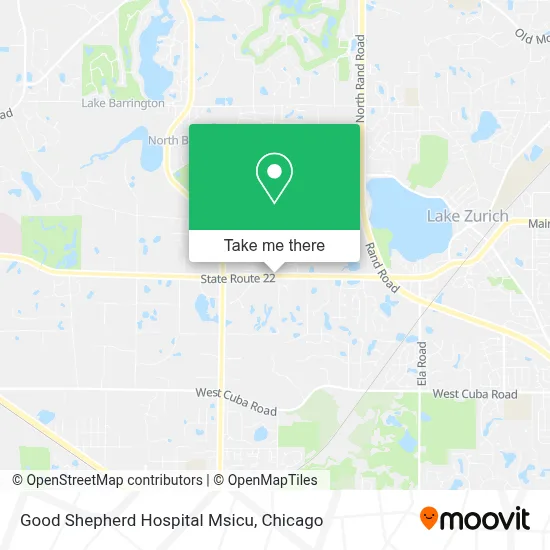 Good Shepherd Hospital Msicu map