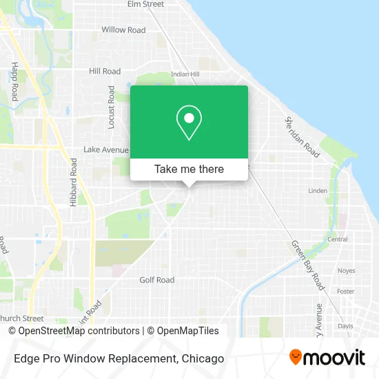 Edge Pro Window Replacement map