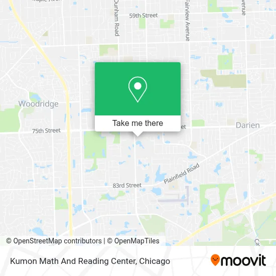 Kumon Math And Reading Center map