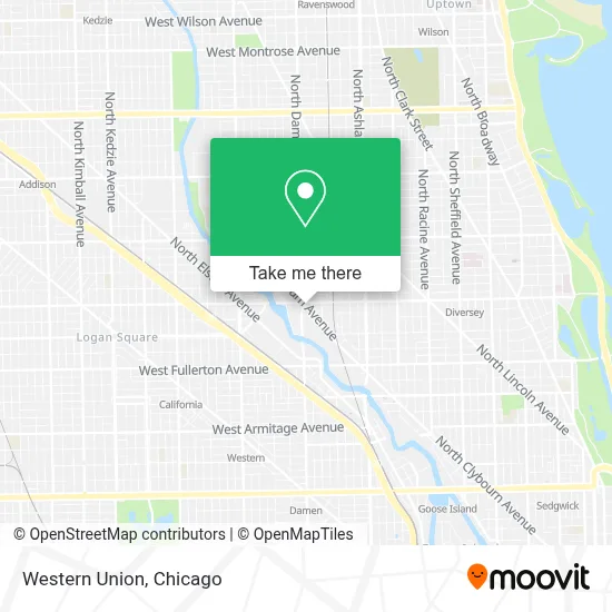 Western Union map
