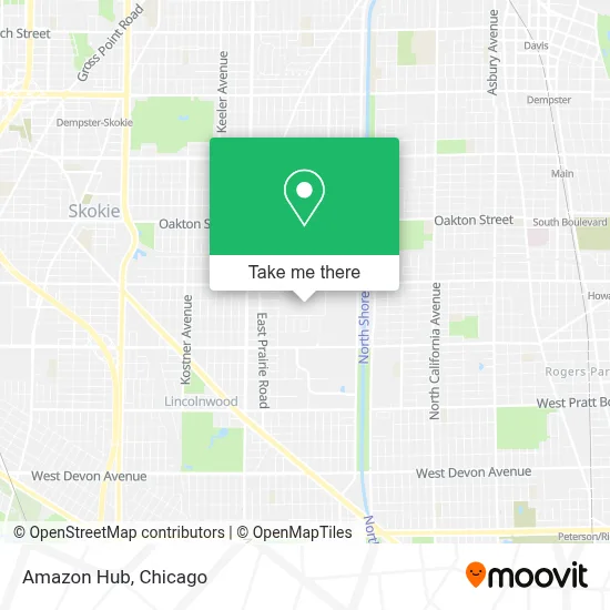 Amazon Hub map