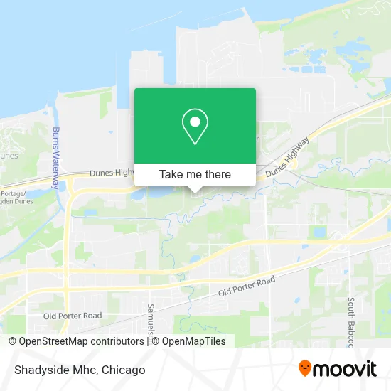 Shadyside Mhc map