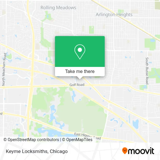 Keyme Locksmiths map