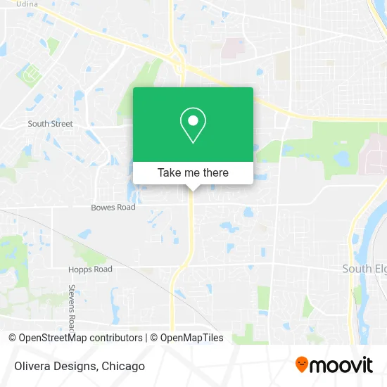 Olivera Designs map