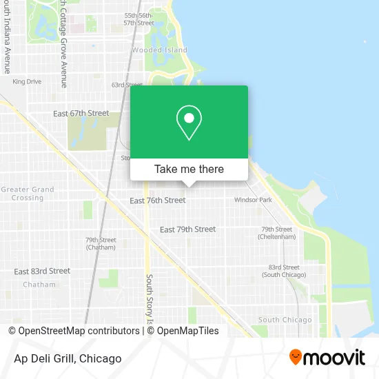 Ap Deli Grill map