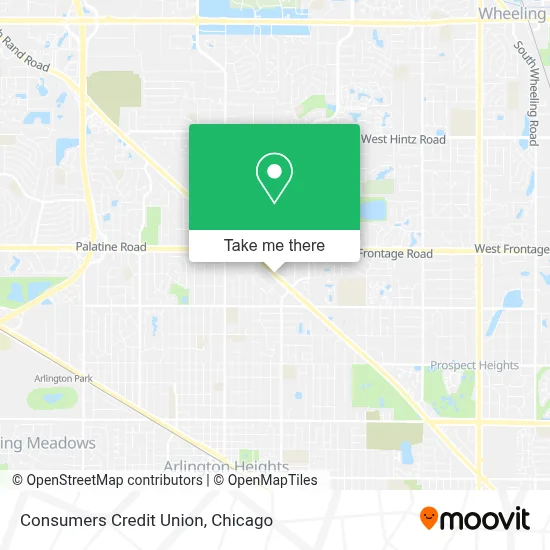 Consumers Credit Union map