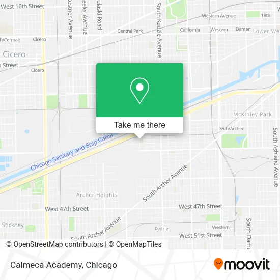 Calmeca Academy map