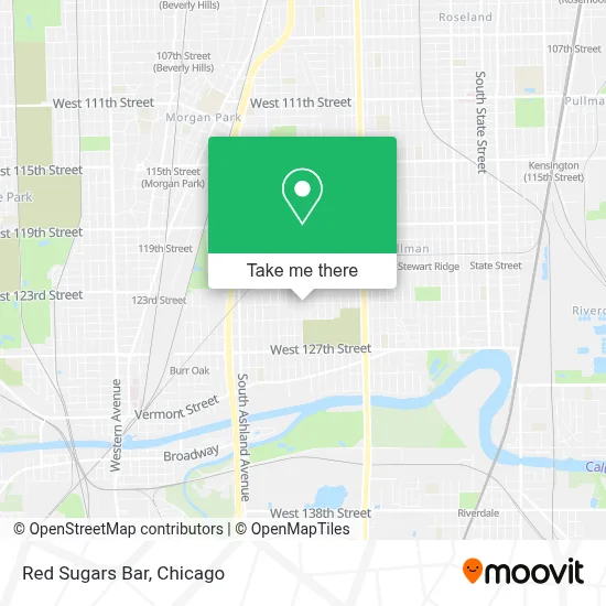 Red Sugars Bar map