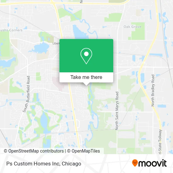 Ps Custom Homes Inc map