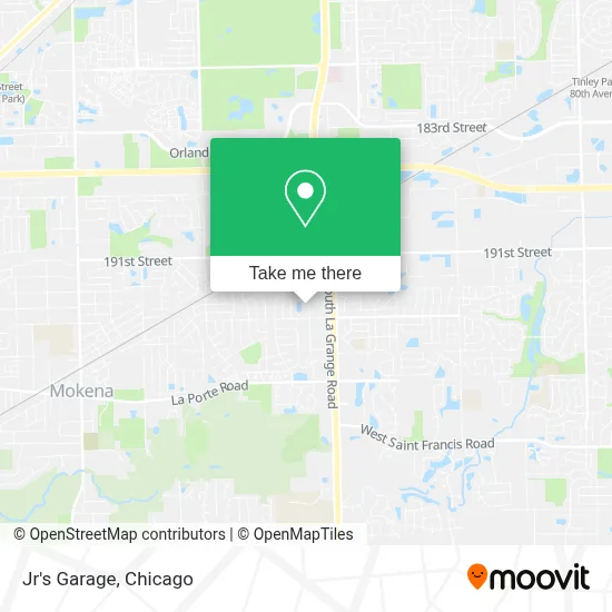 Jr's Garage map