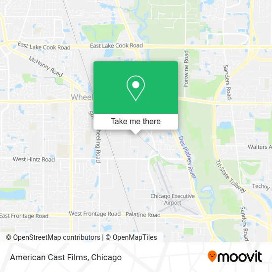 American Cast Films map