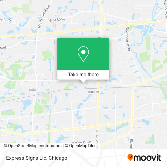 Express Signs Llc map
