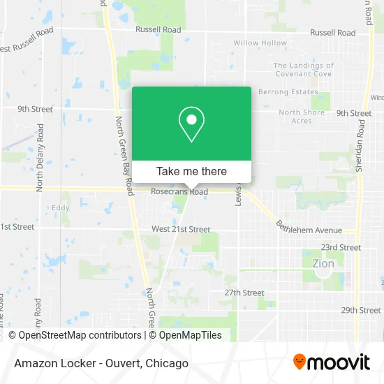Amazon Locker - Ouvert map