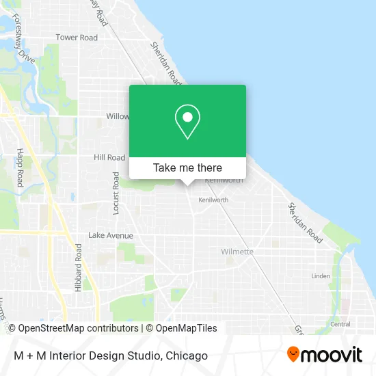M + M Interior Design Studio map