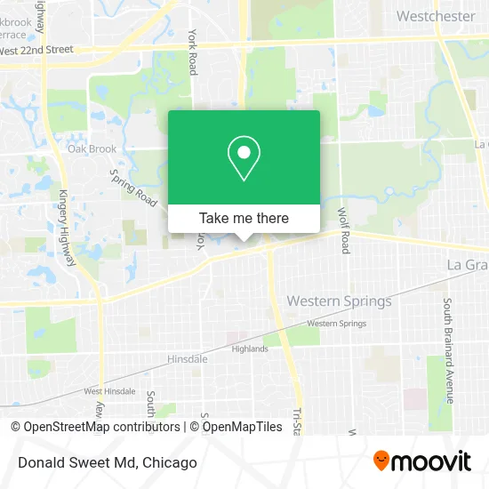 Donald Sweet Md map