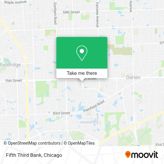 Fifth Third Bank map