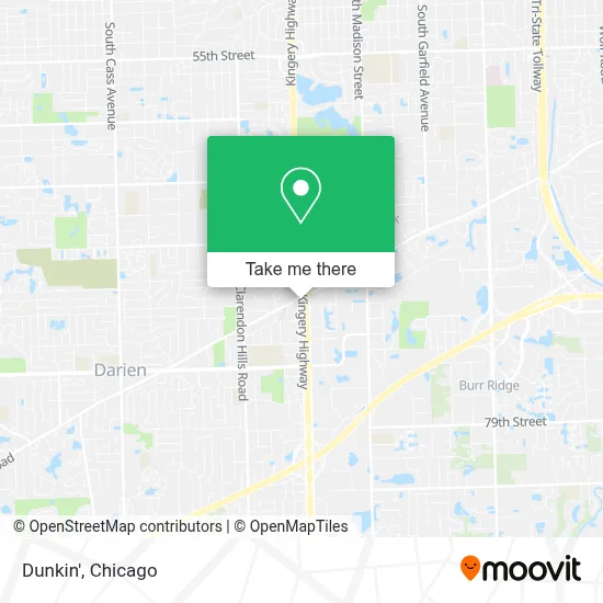 Dunkin' map