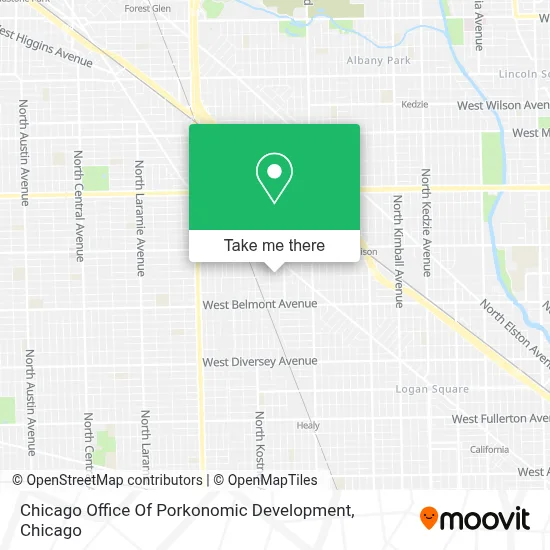 Chicago Office Of Porkonomic Development map