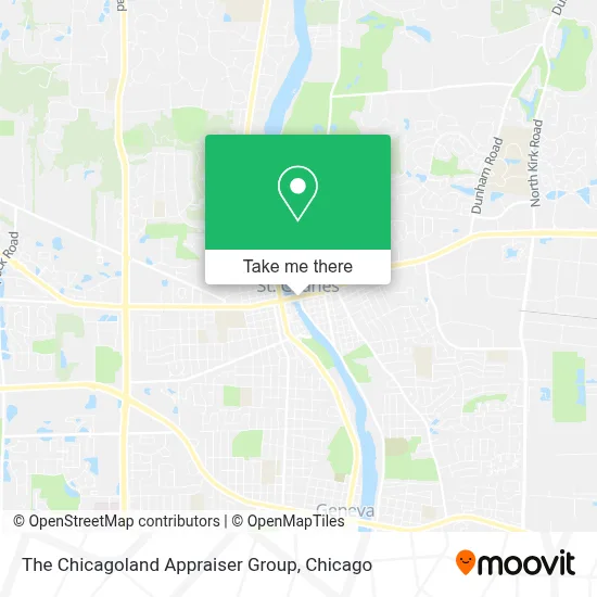 The Chicagoland Appraiser Group map
