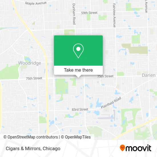 Cigars & Mirrors map