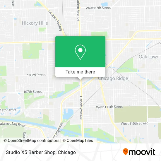 Studio X5 Barber Shop map