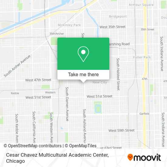 Cesar Chavez Multicultural Academic Center map