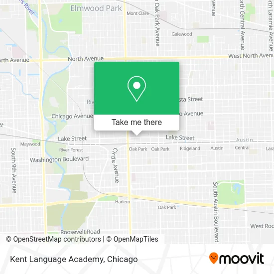 Kent Language Academy map