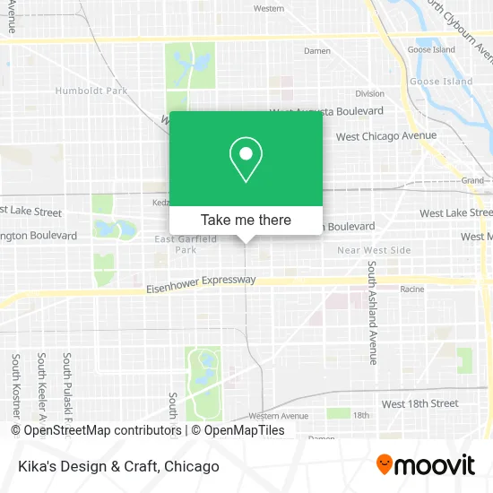 Kika's Design & Craft map