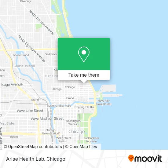 Arise Health Lab map